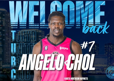 Angelo Chol returns to TUBC