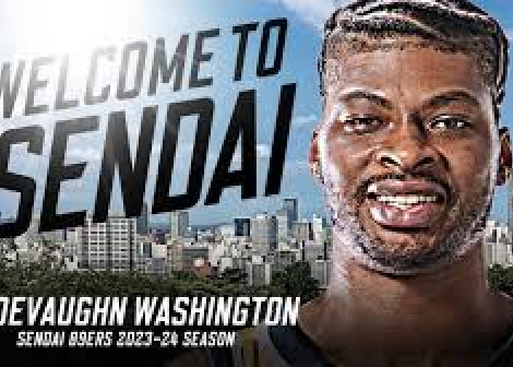 Devaughn Washington signs with Sendai 89ers