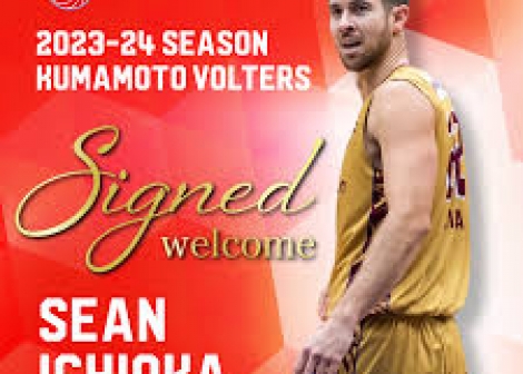 Sean Ichioka signs with Kumamoto Volters